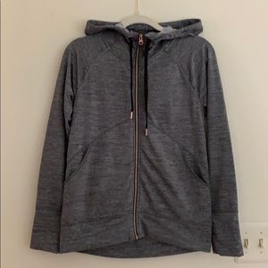 Zella Zip-up Hoodie with Rose Gold accents
